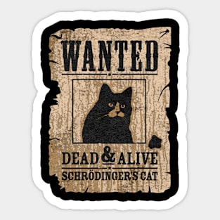 Schordingers Cat Sticker